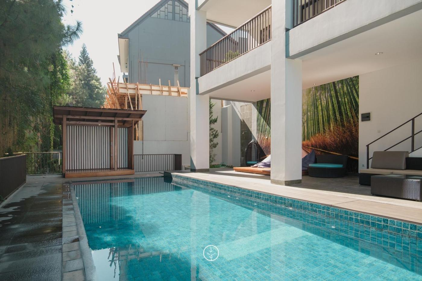 Narwastu Hill View Villa 6 Bedrooms With A Private Swimming Pool Bandung Eksteriør bilde